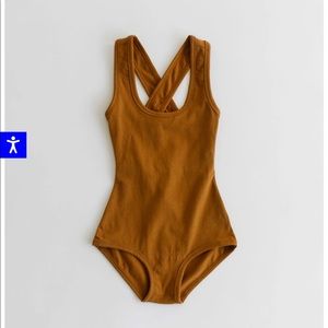Cleo Leo bodysuit in Toffee, S, ARQ